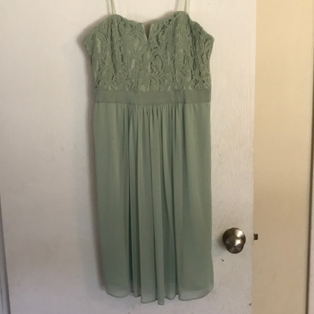 Mint bridesmaid dress